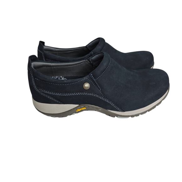 Dansko Women's Patti Navy Milled Nubuck Leather Slip On Shoe Size 39 /4353752005 - Picture 1 of 15